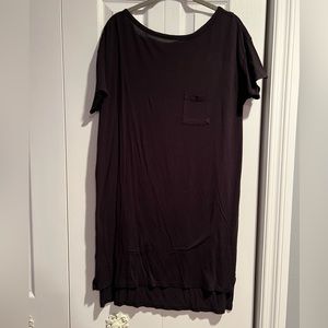black alexander wang t shirt dress